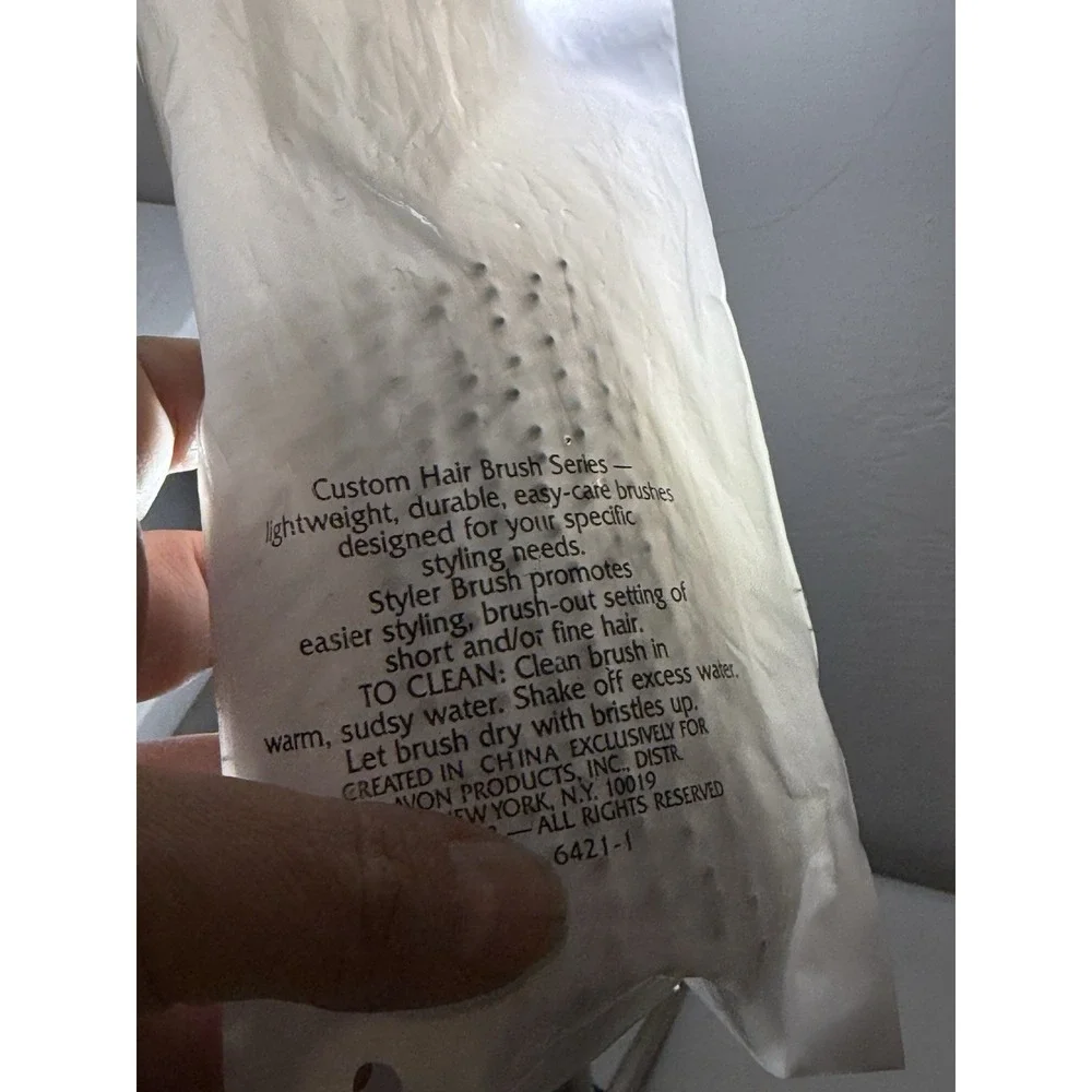 Avon Vintage Styler Brush For Short Hair Custom Hair Brush Series Sealed New 93